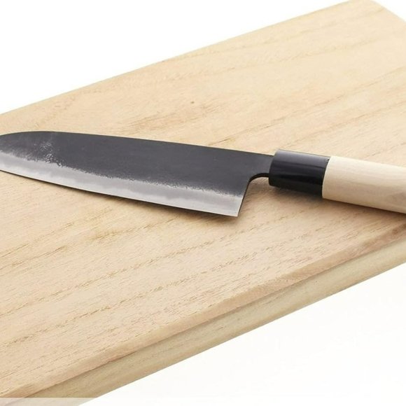 Japanese Santoku Knife Tosaichi Grandma's Knife Black Uchi Santoku 165mm